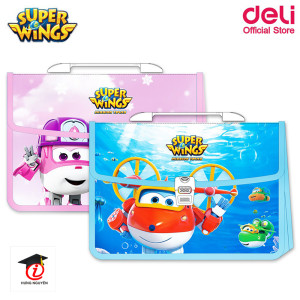 Cặp nhựa học thêm Z64802 (Deli)